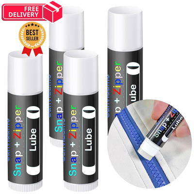 #ad 4Pcs Snap and Zipper Lubricant Zip Wax for Boat Care Marine $12.99