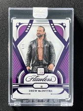 2024 Panini Flawless WWE Drew Mcintyre #43 Ruby Diamond Amethyst RAW /8