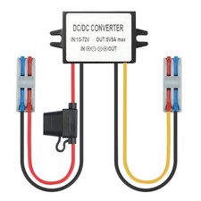 25W DC-dc Voltage Converter 10-72V Step-Down to 5V, DC 12V/24V/36V/48V/60V to...