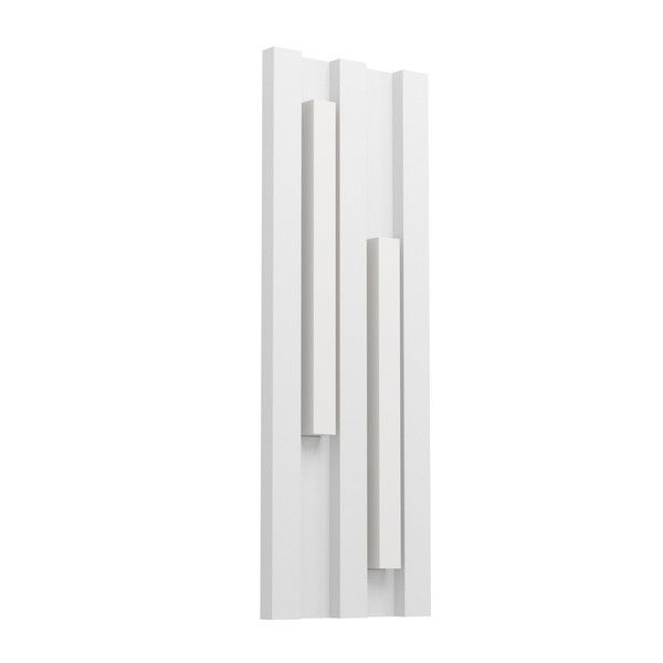 Led Wandlampe Wandleuchte Innen Stahl Verzinkt In Weiss Kunststoff In Weiss-image