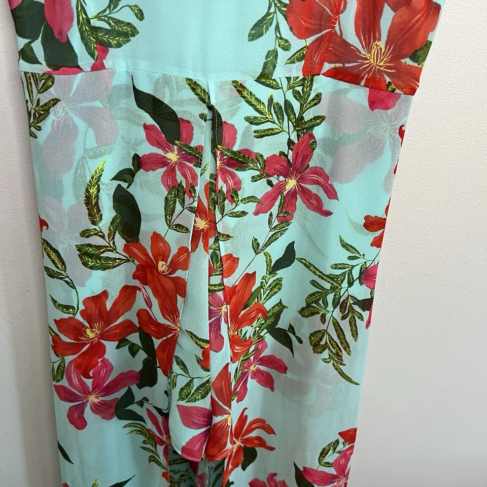 Женский комбинезон GUESS Uri с цветочным принтом Coastal Bloom Aqua Print размер 6 - Изображение 3 из 4