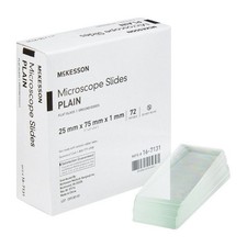 Microscope Slide McKesson 1 X 3 Inch X 1 mm Plain Box O