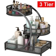 3 Tier Dresser Shelf Cosmetic Makeup Organizer for Vanity Bathroom Countertop
