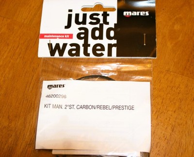 Mares scuba diving second stage service kit carbon rebel prestige  46200296