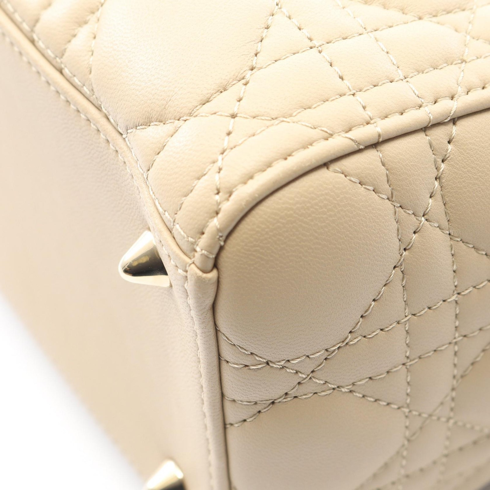 Christian Dior LADY DIOR MY ABCDIOR Lady Cannage Shoulder Handbag leather Used thumbnail 9