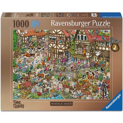 Ravensburger Ray's Comic Serie Zeitreise Nr. 2 Mittelalter 1000 Teile Puzzle