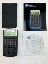 Hewlett Packard HP-10BII Plus Financial Calculator - Works w/ Case  Manual