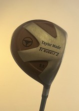 TaylorMade Ti Bubble 2 Driver 9.5° RH Graphite Stiff Flex Titanium Brown Used