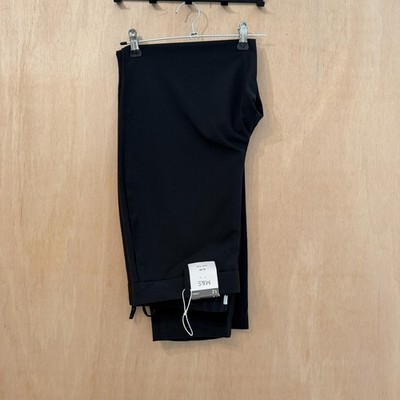 Marks & Spencer Women's Slim High Rise Black Tailored Trousers Smart Formal