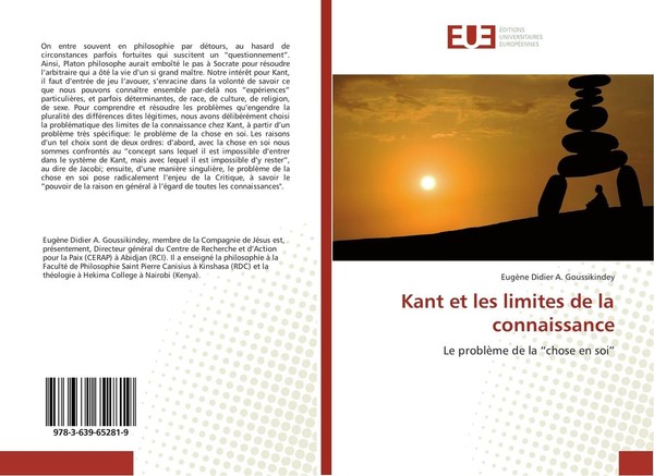 Kant Et Les Limites De La Connaissance EugèNe Didier A. Goussikindey-image