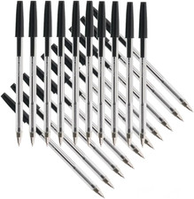 Image of Q-Connect Ballpoint Pen Medium Black (Pack of 20)