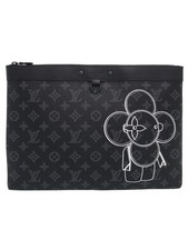 Louis Vuitton Monogram Eclipse Black Pochette Apollo Clutch Bag