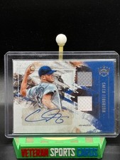 2019 Diamond Kings Dual Patch Auto Caleb Ferguson- Dodgers