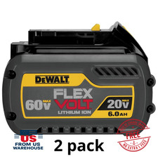 DEWALT FLEXVOLT DCB606-2  20V/60V MAX 6.0Ah Battery Pack 2-Pack 