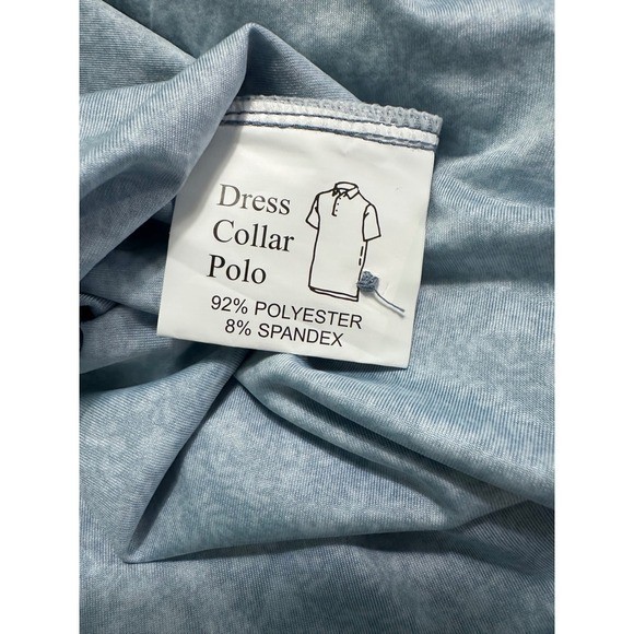 NWOT Collars & Co Floral Featherweight Relaxed Polo Shirt Large Dress Collar