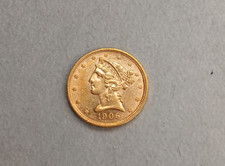 Gold 1906-S $5 Liberty Head Gold Half Eagle 8.36g TP-0769 5353.63 per troy oz