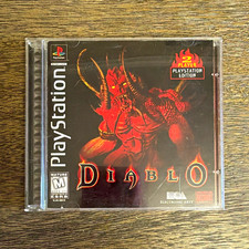 Diablo PS1 Black Label Complete Jewel Case 2-Player NTSC-U/C M EA