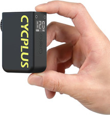 CYCPLUS AS2 Ultra Tiny Bicycle Pump with Gauge, Max 120 PSI Electric Mini Pump,