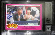 Kelly Ward "Putzie" Signed Grease #28 Topps Card Beckett Auto 10