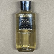 Bath  Body Works Whiskey Reserve Men's 3 in 1 Face Hair  Body Wash 10 oz
