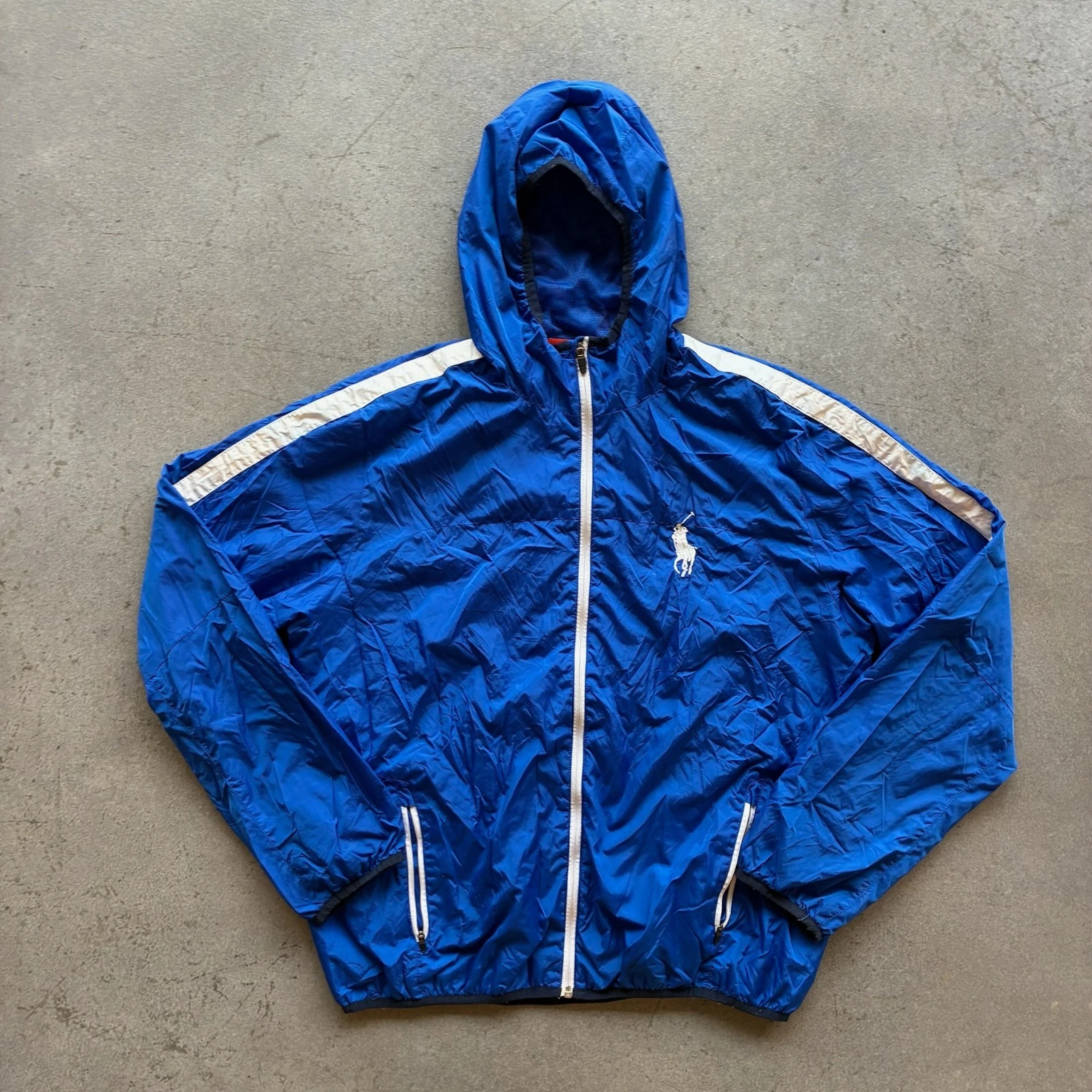 Polo Ralph Lauren Performance Big Pony Windbreaker Jacket Mens 2XL Activewear