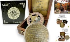 Anniversary Brass Sundial Compass Gift for Anniversary Sundial   Love Edition 3