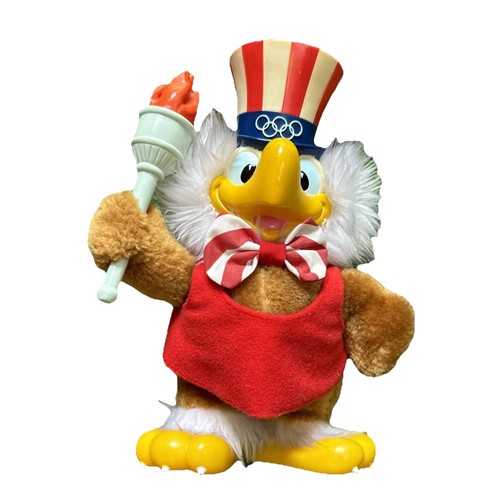 1984 L.A. Olympic Sam The Eagle Plush Applause Go For The Gold Red White Blue