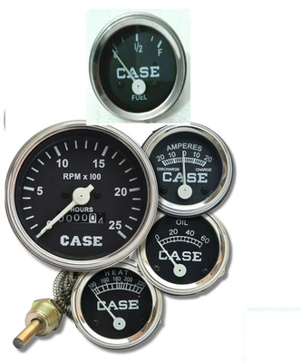 #ad #ad Case Tractor Temp Tachometer Oil Pressure Ammeter Fuel Gauge Set $43.03