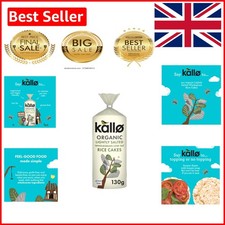 Delicious Low-Fat Organic Rice Cakes - 12x130g Multi-Pack for Healthy Munching