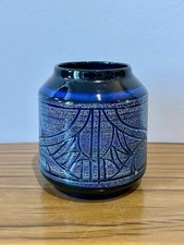 Vintage 1960’s Celtic Pottery Newlyn Cornwall Studio Pottery Medallion Vase