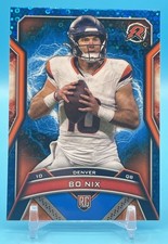 2024 Topps Resurgence Bo Nix Blue Orange Disco Sparkle #125