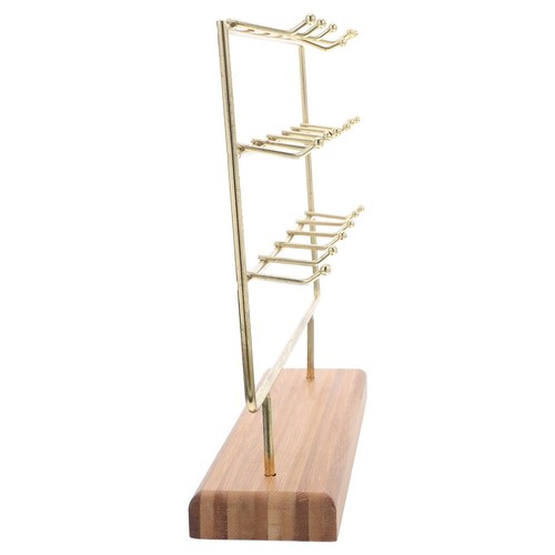 Earring Display For Vendors - 3 Tier 18 Hooks Metal Earring Display ...