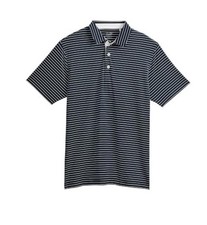 PUMA Golf MATTR Tucker Polo Navy Blazer/White Glow XXL