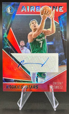 2020-21 Dwight Powell #AIR-DPW Rookies & Stars Airborne Red Prizm Auto | Mavs