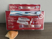 White Glo Professional CHOICE Toothpaste Twin Pack 2 x 5.02 oz Exp: Apr 2028