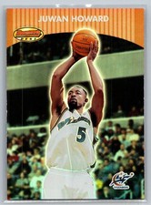 2000-01 Bowman's Best Basketball #19 Juwan Howard - VG - Washington Wizards