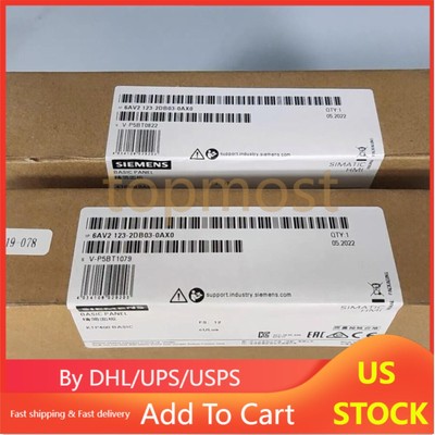 New Siemens 6AV2123-2DB03-0AX0  6AV21232DB030AX0  SIMATIC HMI, KTP400 Basic