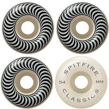 Spitfire Wheels Formula-Four Classic 54 mm 99a Skateboard Wheels Set of 4
