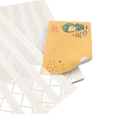 10 Sheet (1020-pack) Photo Corners Self Adhesive PVC Paper Foto Clear 