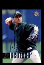Signed Baseball Card Auto Marco Scutaro 2006 Upper Deck #734 Oakland Athletics