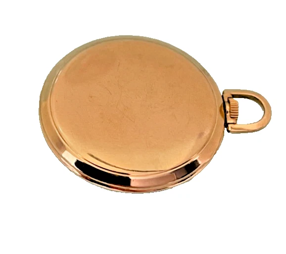 复古 Wittnauer 17 珠宝,10K 金色填充 12s 码怀表 — 第 4/4 张图片