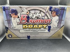 2024 Bowman Draft Baseball Factory Sealed Hobby Jumbo Box - 3 Autos