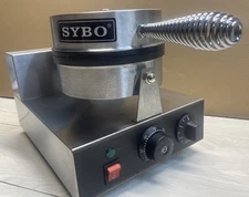 SYBO  Flip Waffle Maker with Removable Plates Commercial Waffle Maker Machine
