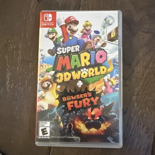 Super Mario 3D World Bower's Fury Nintendo Switch  (game + case)
