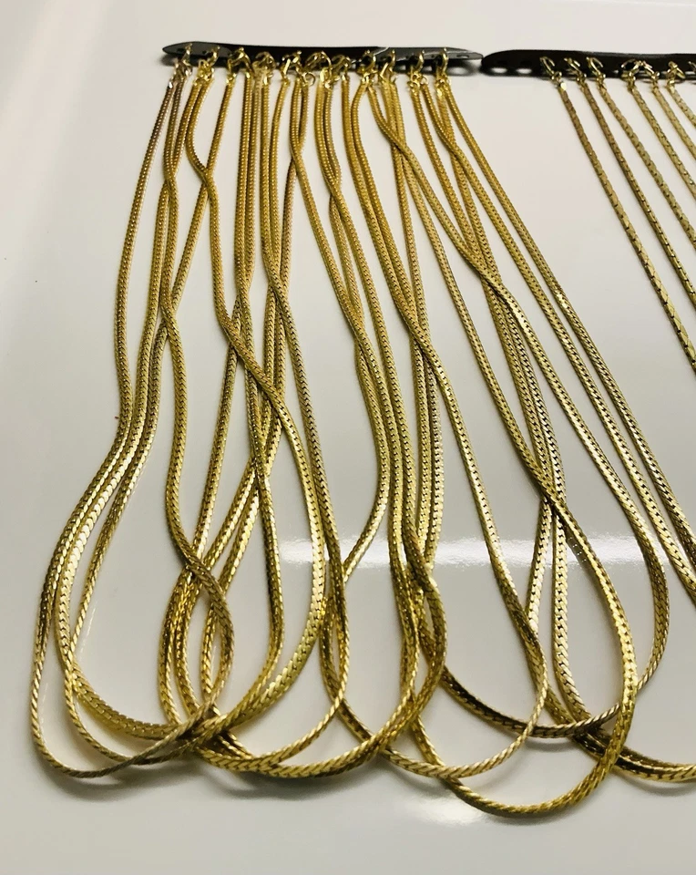 Konvolut 11 Ketten 20 Armbänder Armband Kette Halskette Damen/Herren vergoldet - Bild 2 von 4