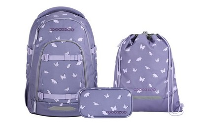 Coocazoo, Schulrucksack-Set MATE Reflective Wings 3-teilig
