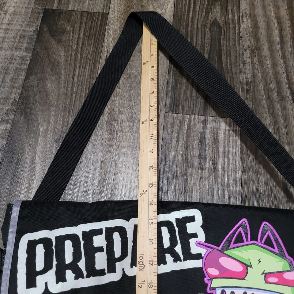 Bolso Mensajero Vintage Invader Zim GIR 2005 Nickelodeon Prepárate para Some Doom Foto 4 de 4