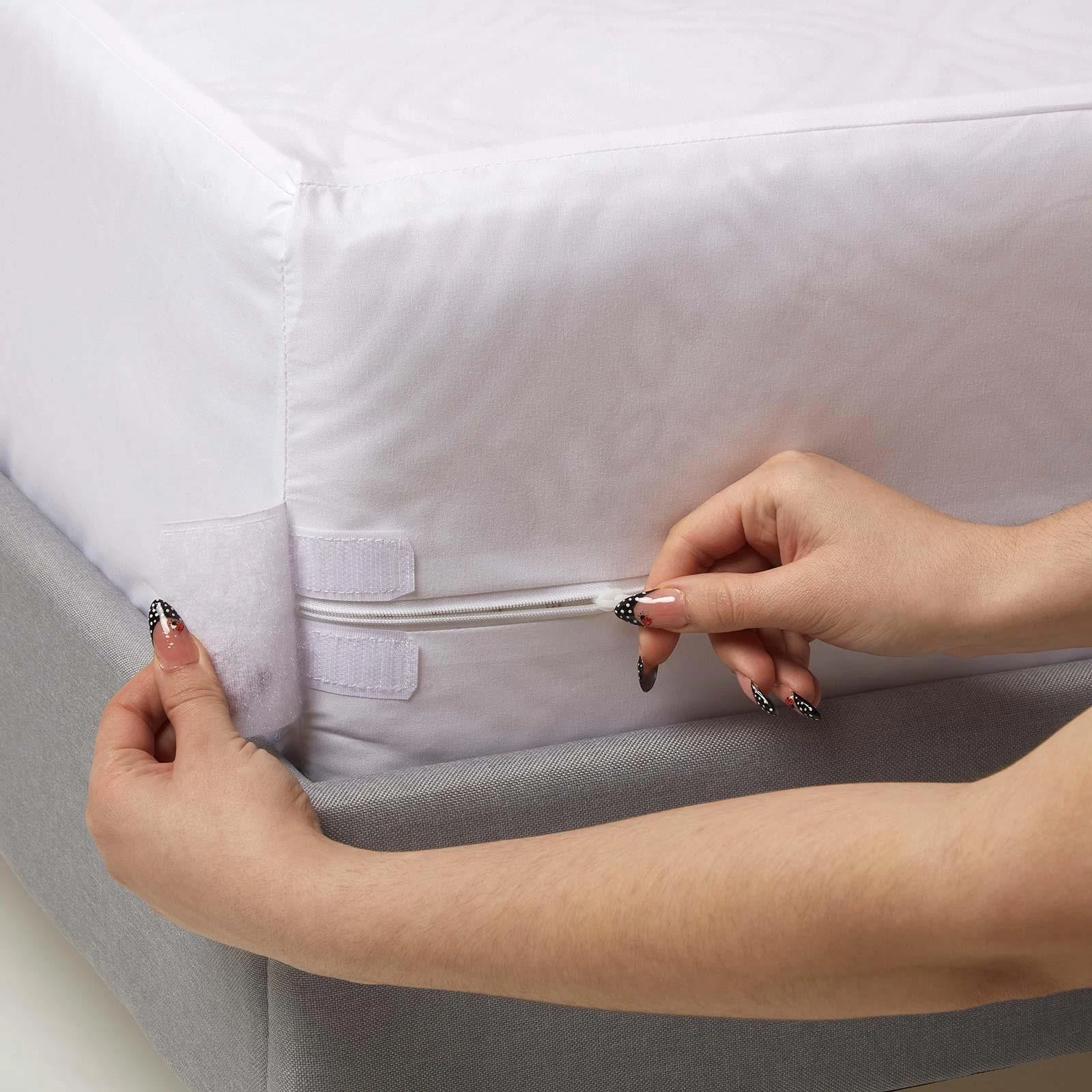 Zipped 360 Mattress Cover Waterproof Hypoallergenic Full Encasement Protector
Opens in a new window