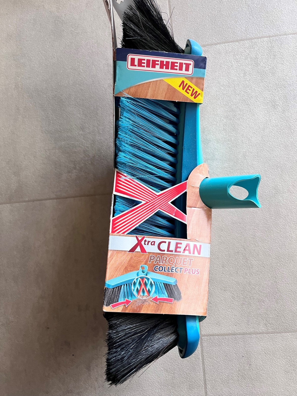 LEIFHEIT Click System Xtra Clean Parquet Collect Plus Brush Head
