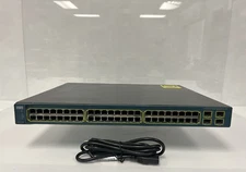 Cisco Catalyst WS-C3560-48PS-S V07 48-PortS Switch w/ Power Cord #3